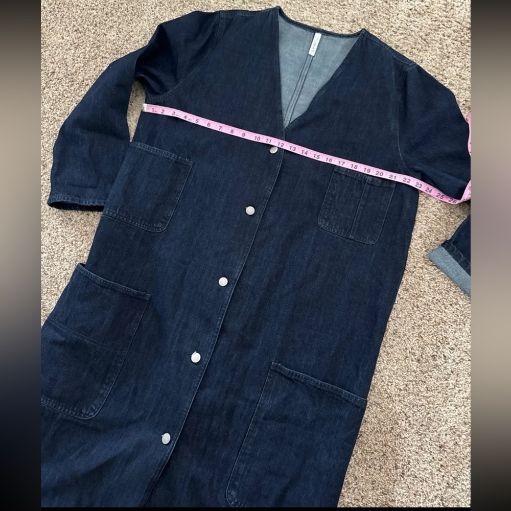 Love In Long Denim Duster Jacket
size Large - Picture 11 of 12